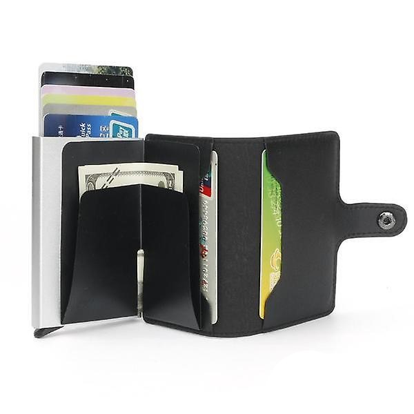Πορτοφόλι Πιστωτικών Καρτών Δερματίνης Με Θήκη Ασφαλείας RFID